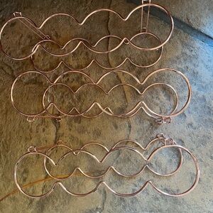Rose Gold Wine Rack 4 rows